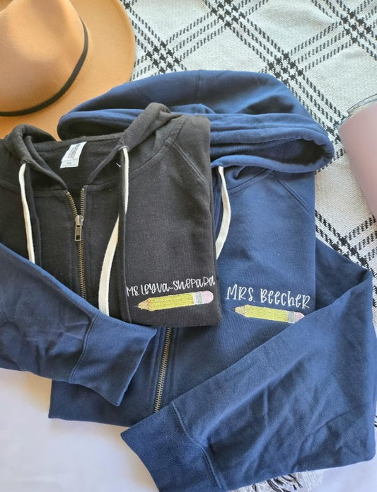 Teachers Full-Zip Hoodie