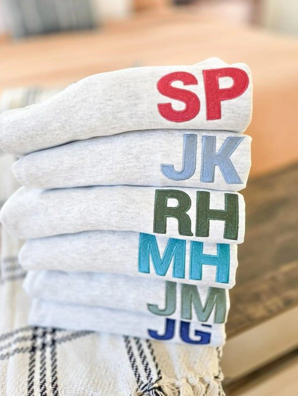 Block Monogram Sweatshirt