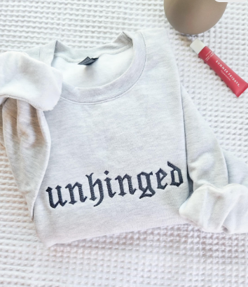Unhinged Embroidered Sweatshirt