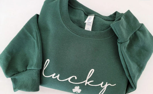 Lucky Embroidered Sweatshirt