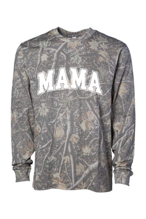 Varsity Mama Deadwood Camo Long Sleeve