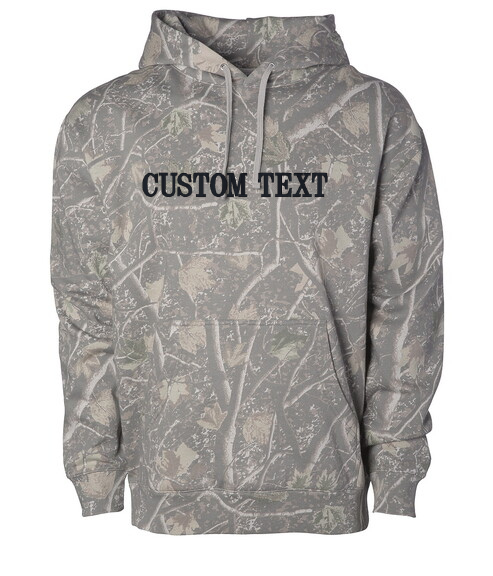Custom Embroidered Deadwood Camo Hoodie