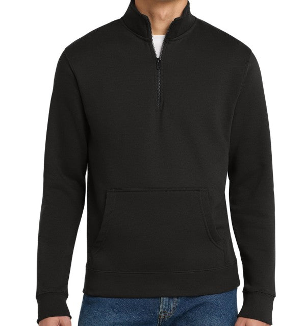 RN Monogram Embroidered Pocketed Quarter Zip