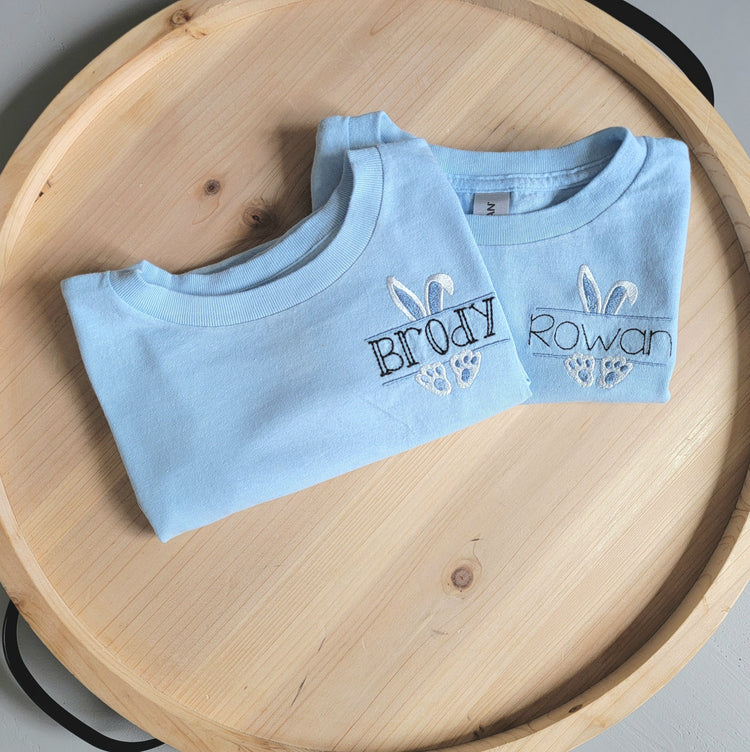 Kids Custom Name Easter T-Shirt
