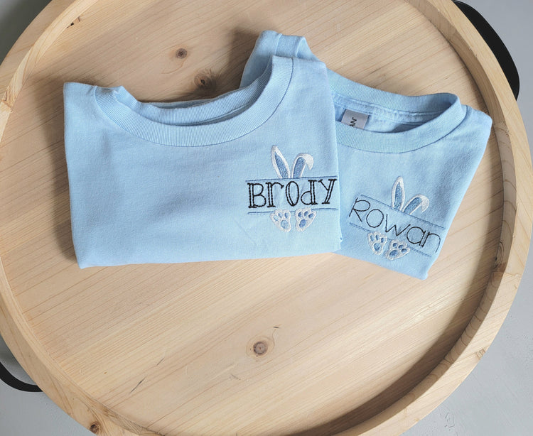 Kids Custom Name Easter T-Shirt