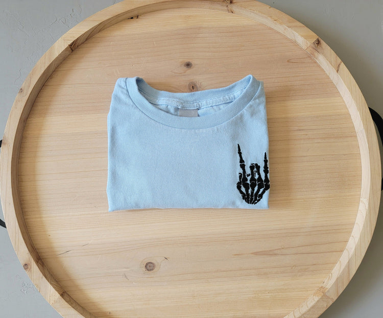 Kids Rock 'n' Roll Skeleton Hand T-Shirt