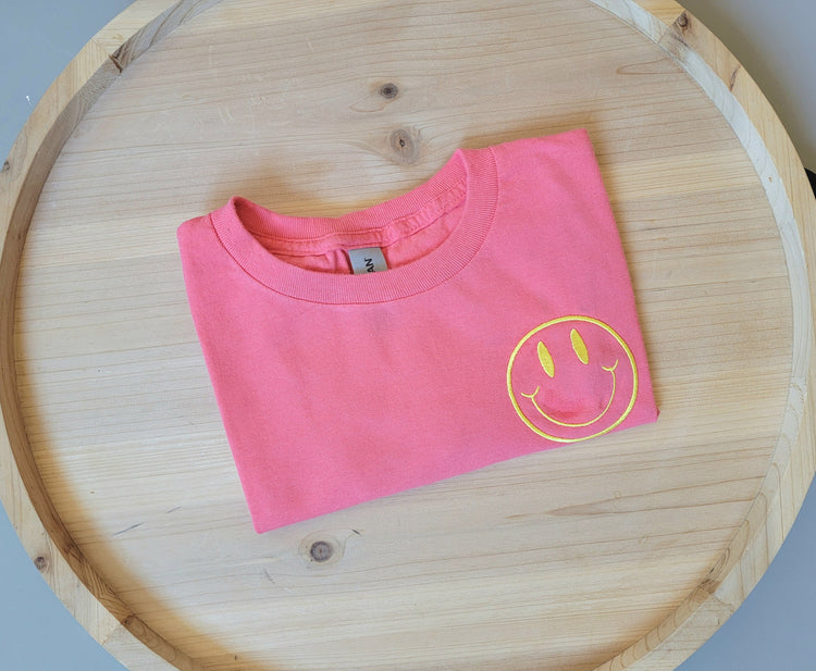 Kids Retro Smiley Face T-Shirt