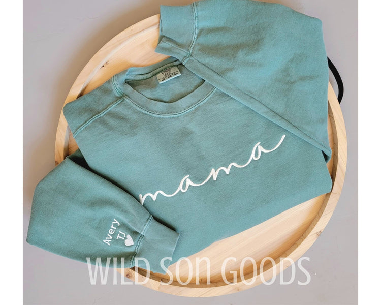 Embroidered Name Sweatshirt