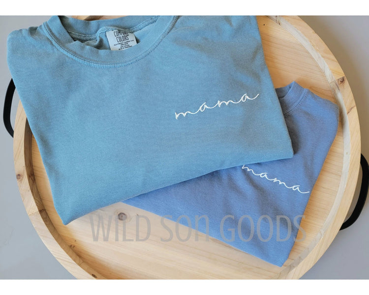 Comfort Colors Embroidered Name T-Shirt
