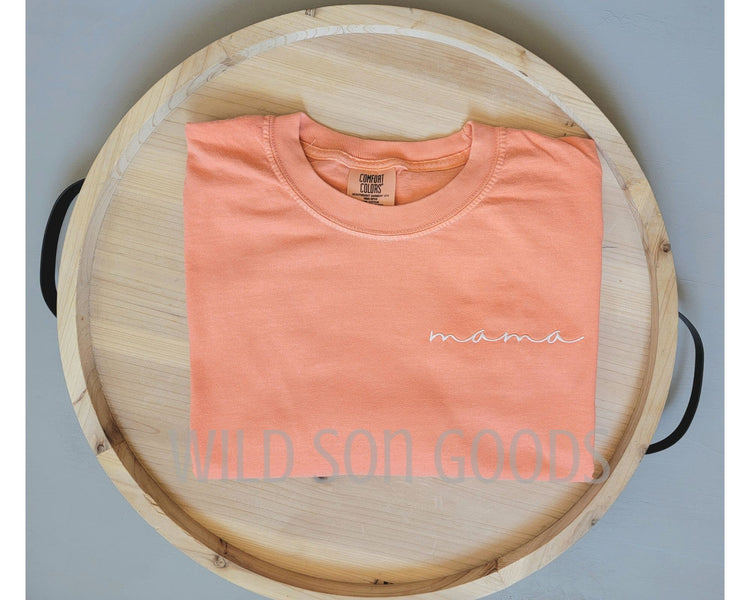 Comfort Colors Embroidered Name T-Shirt