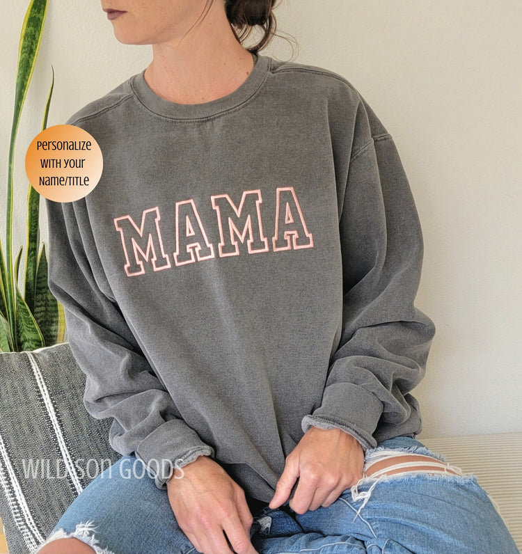 Embroidered Name Sweatshirt