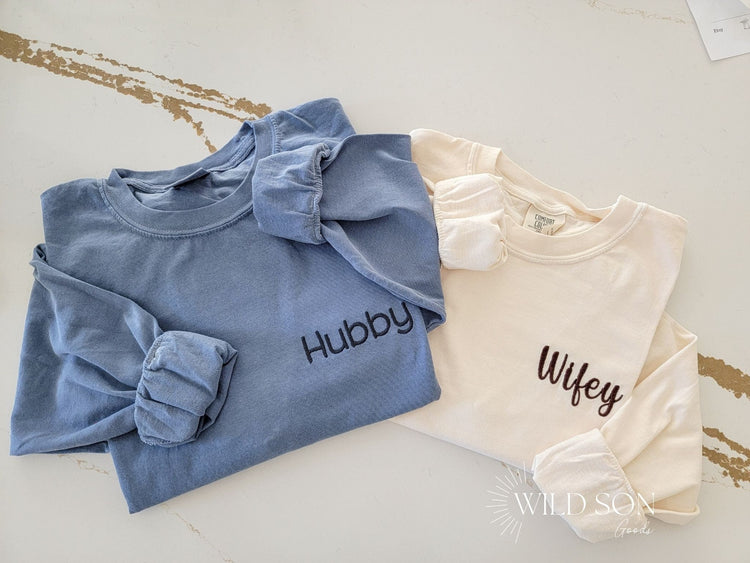 Custom Left Chest Embroidered Long Sleeve