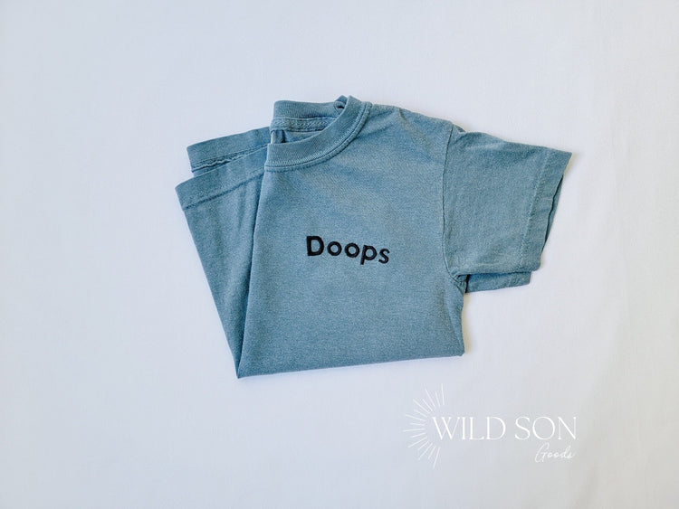 Kids Curved Name T-Shirt