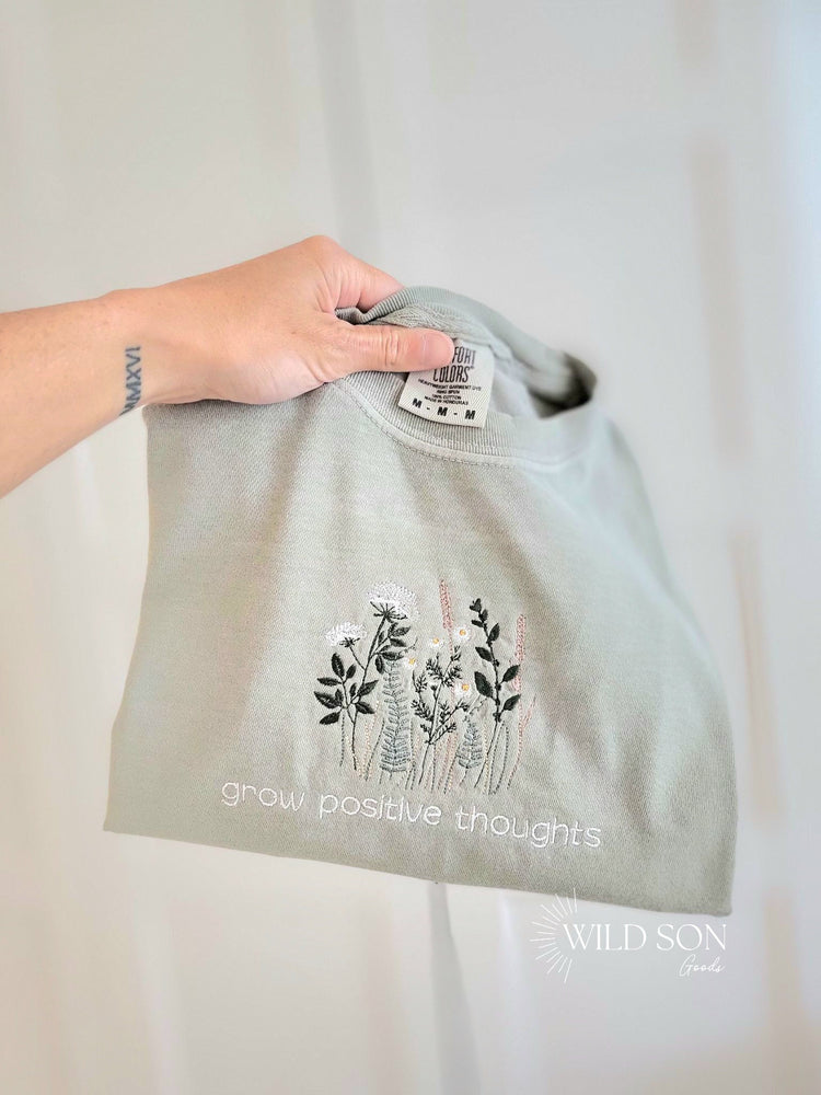 Grow Positive Thoughts Wildflower T-Shirt