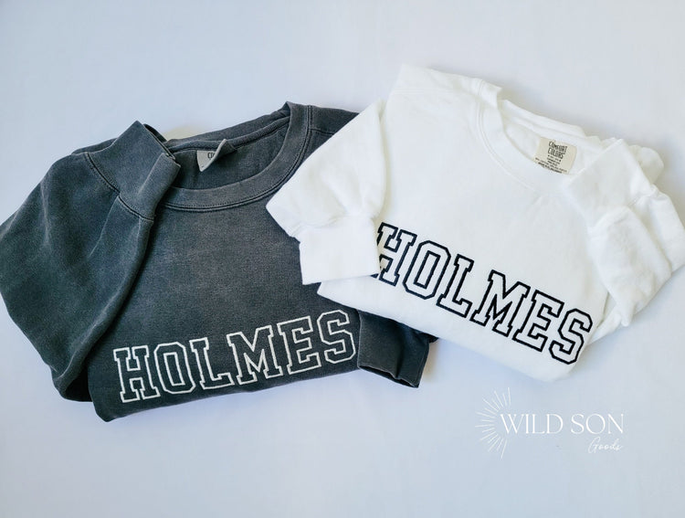 Embroidered Name Sweatshirt