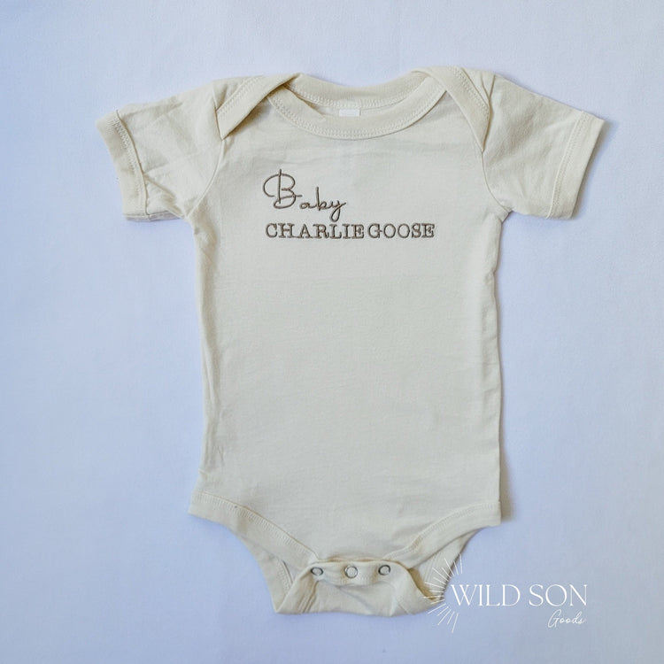 Custom Baby Name Bodysuit