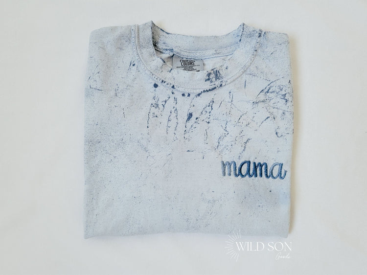 Embroidered Name Tie Dye T-Shirt