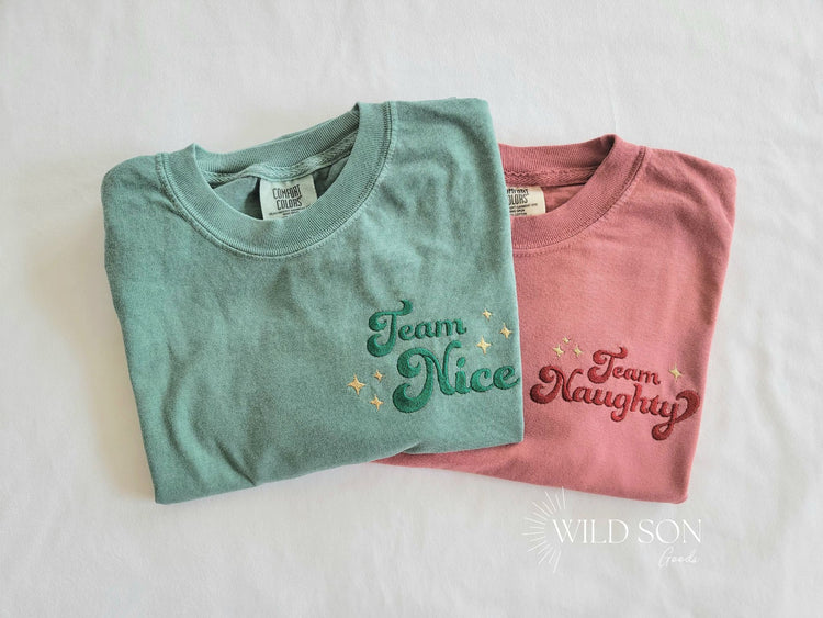 Team Naughty or Team Nice T-Shirt