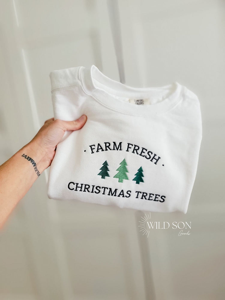 Farm Fresh Christmas Trees Sweatshirt