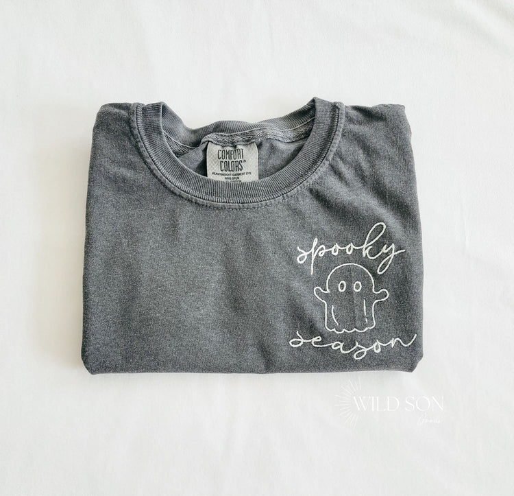 Kids Spooky Season Ghost T-Shirt