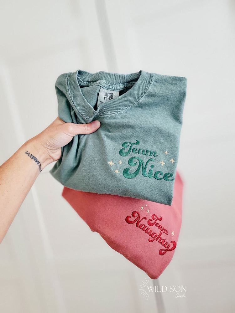 Team Naughty or Team Nice T-Shirt