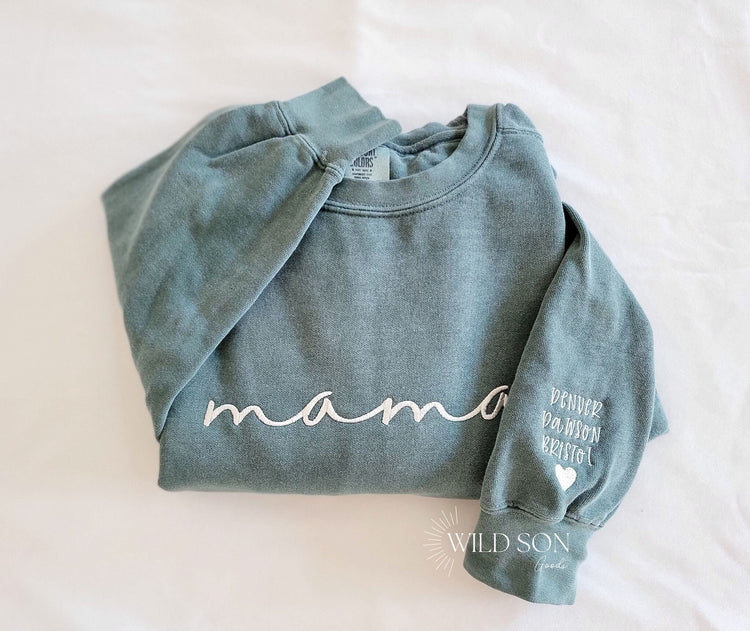 Embroidered Name Sweatshirt