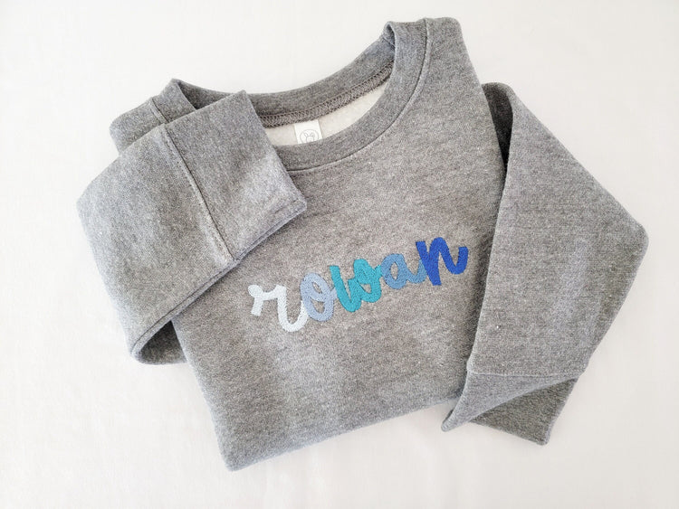 Kids Multi-Colored Name Sweater
