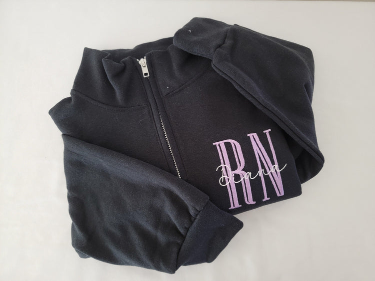 Nurse Quarter Zip Jerzees Sweatshirt