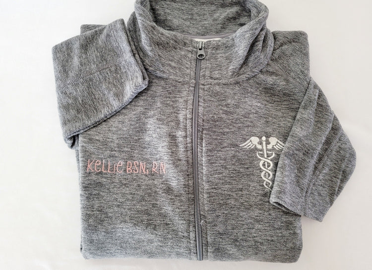 Nurse Microfleece Full Zip Jacket