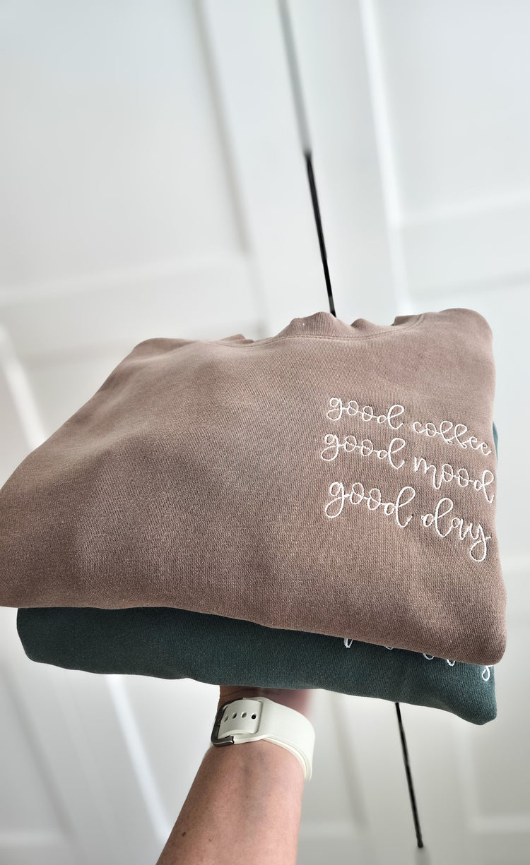 Good Coffee Good Mood Sweater
