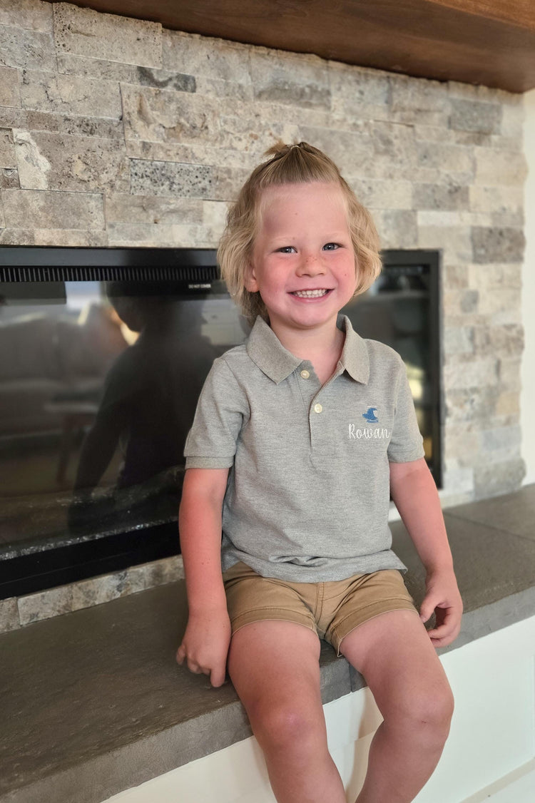 Toddler Custom Name Polo Shirt