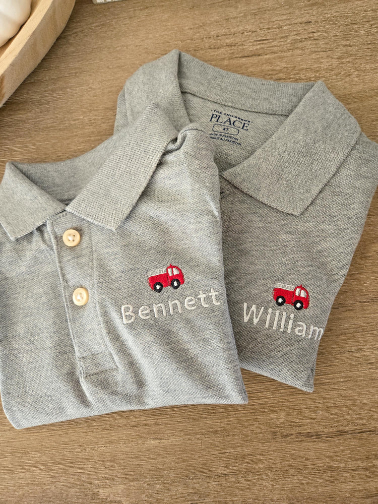 Toddler Custom Name Polo Shirt