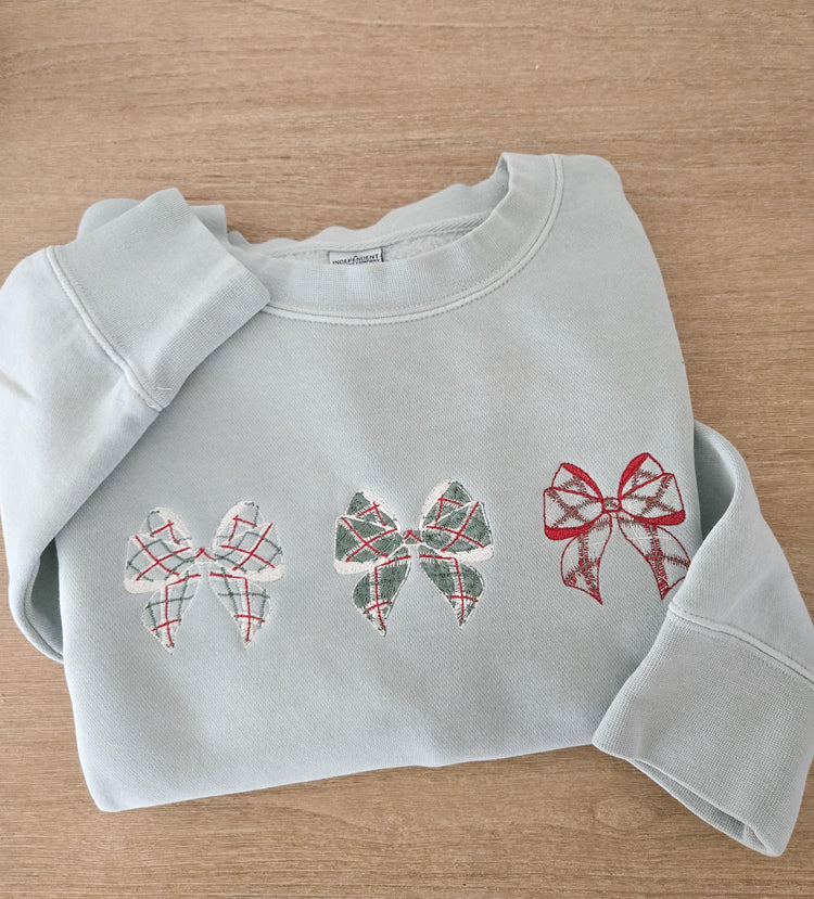 Christmas Bows Sweatshirt
