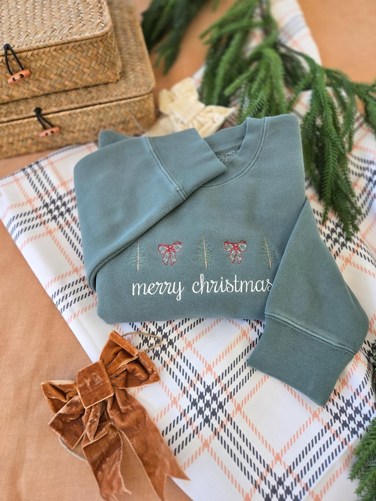 Merry Christmas Bows Sweatshirt