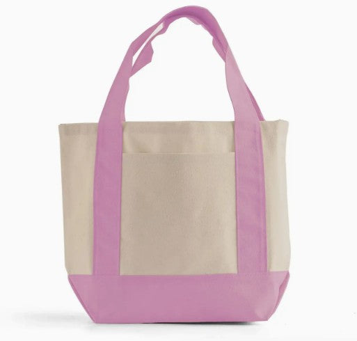 Kids Embroidered Custom Library Tote