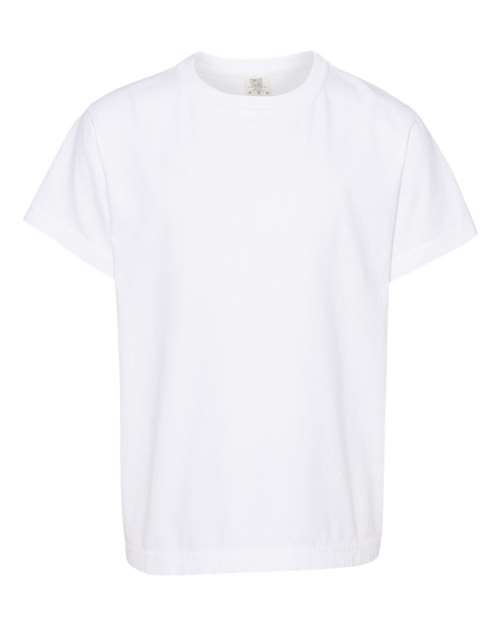 Pennant Flag Embroidered Left Chest Youth Tshirt