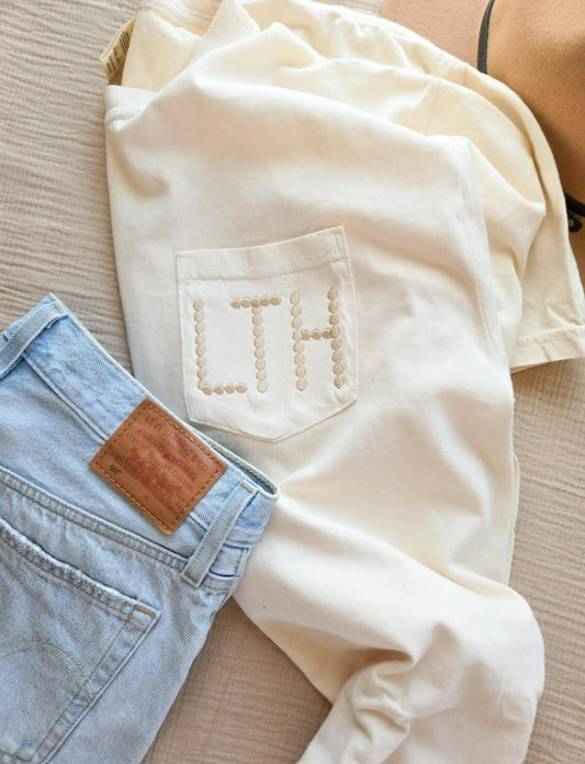 Pearl Monogrammed Pocket T-Shirt