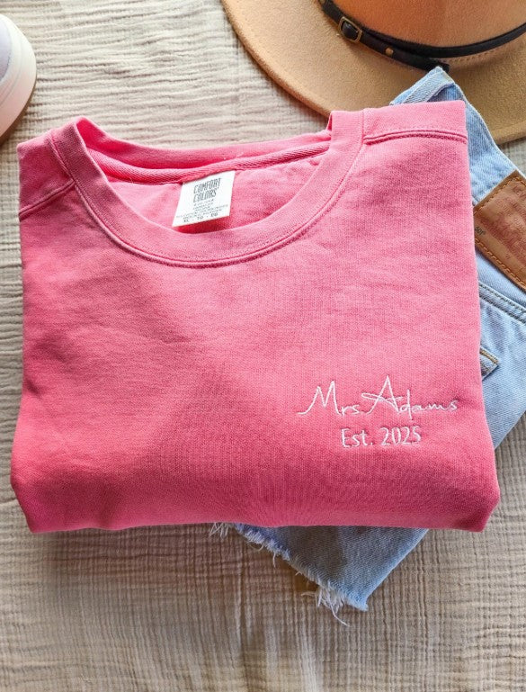 Mr. Mrs. Established Sweatshirt