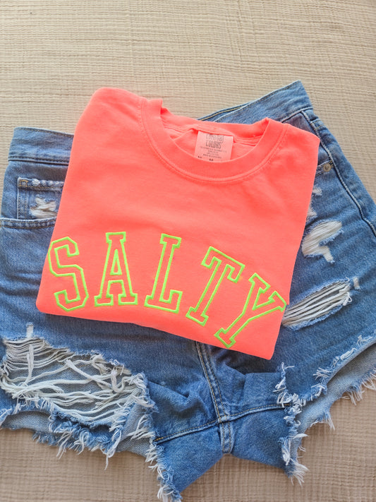 Varsity Salty Embroidered T-Shirt