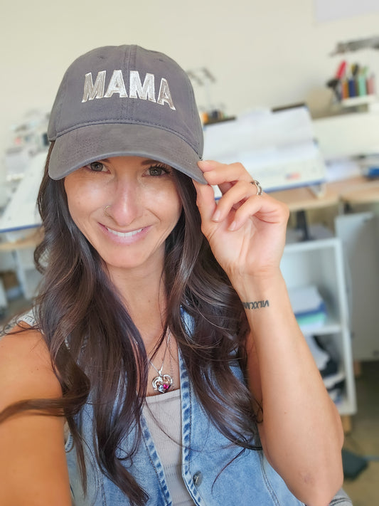 Mama Embroidered Hat