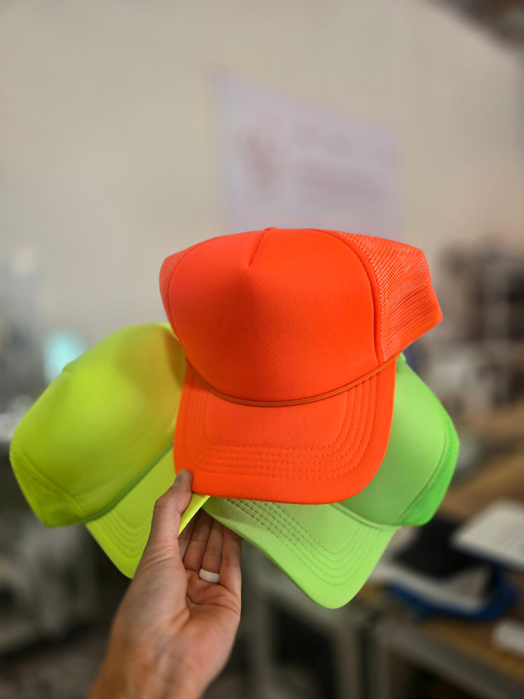 Neon Mama Puff Embroidered Hat