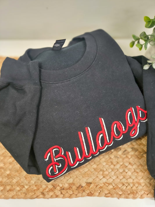 Sports Team Embroidered Crewneck Sweatshirt
