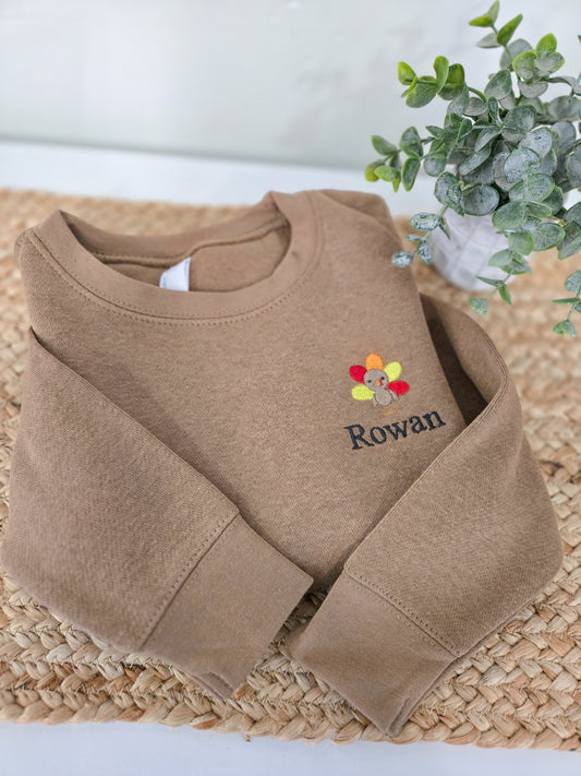Turkey Personalized Kids Sweatshirt