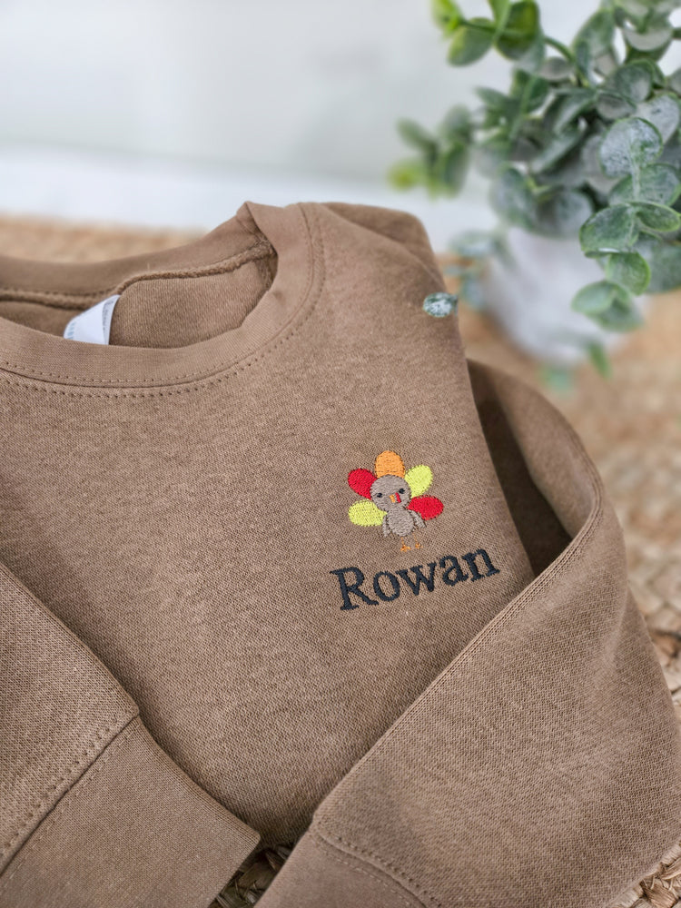 Turkey Personalized Kids Sweatshirt