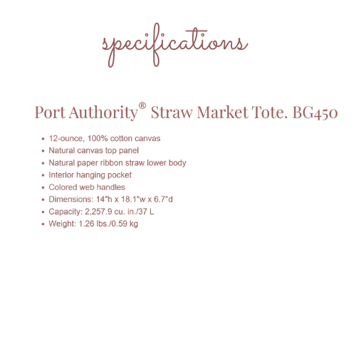 Shadow  Monogram Straw Canvas Tote