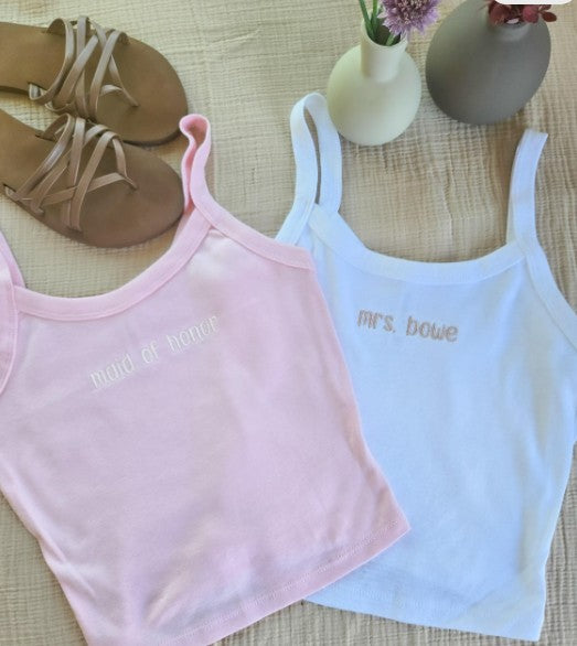 Custom Embroidered Tank Top