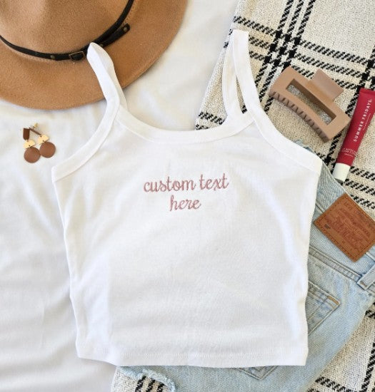 Custom Embroidered Tank Top