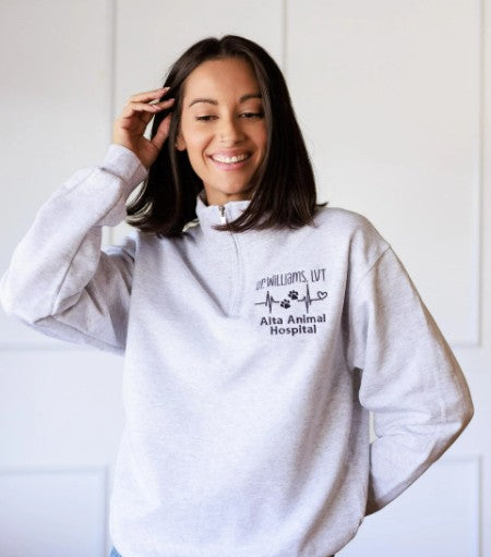 Vet Tech Embroidered Quarter Zip