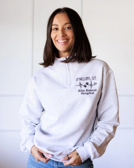 Vet Tech Embroidered Quarter Zip