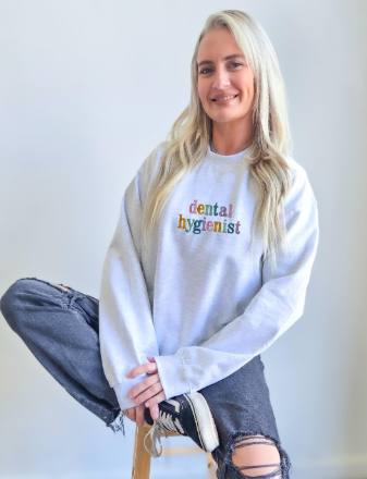 Custom Colorful Embroidered Sweatshirt